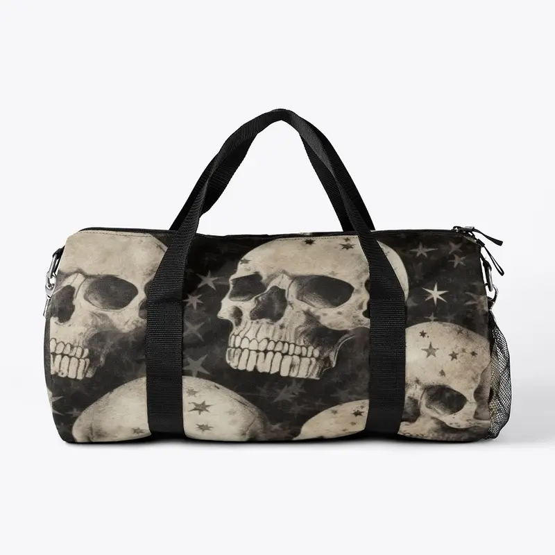 Skulls Black and White